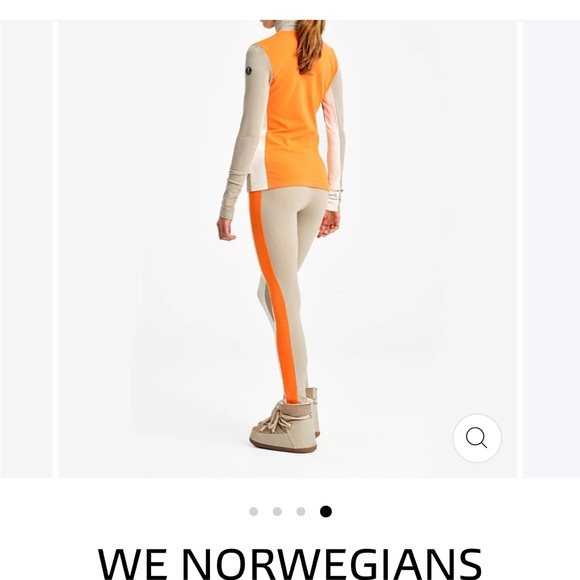 NWT We Norwegians Tryvann quarter zip ski top, size S - Picture 3 of 4